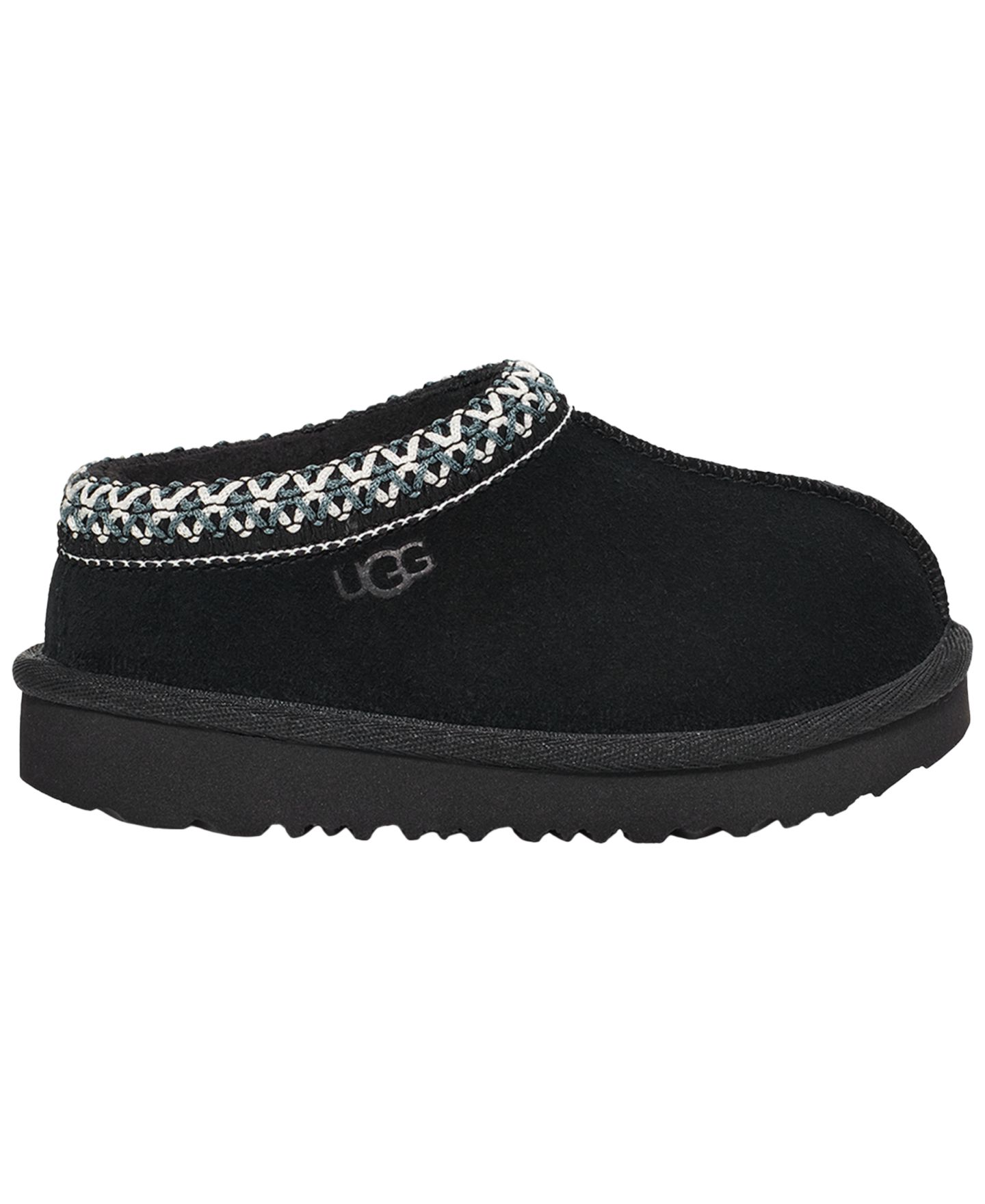 Тапочки UGG® Tasman II Slip-On Slippers для девочек-малышей, цвет: Чёрный — фото 2