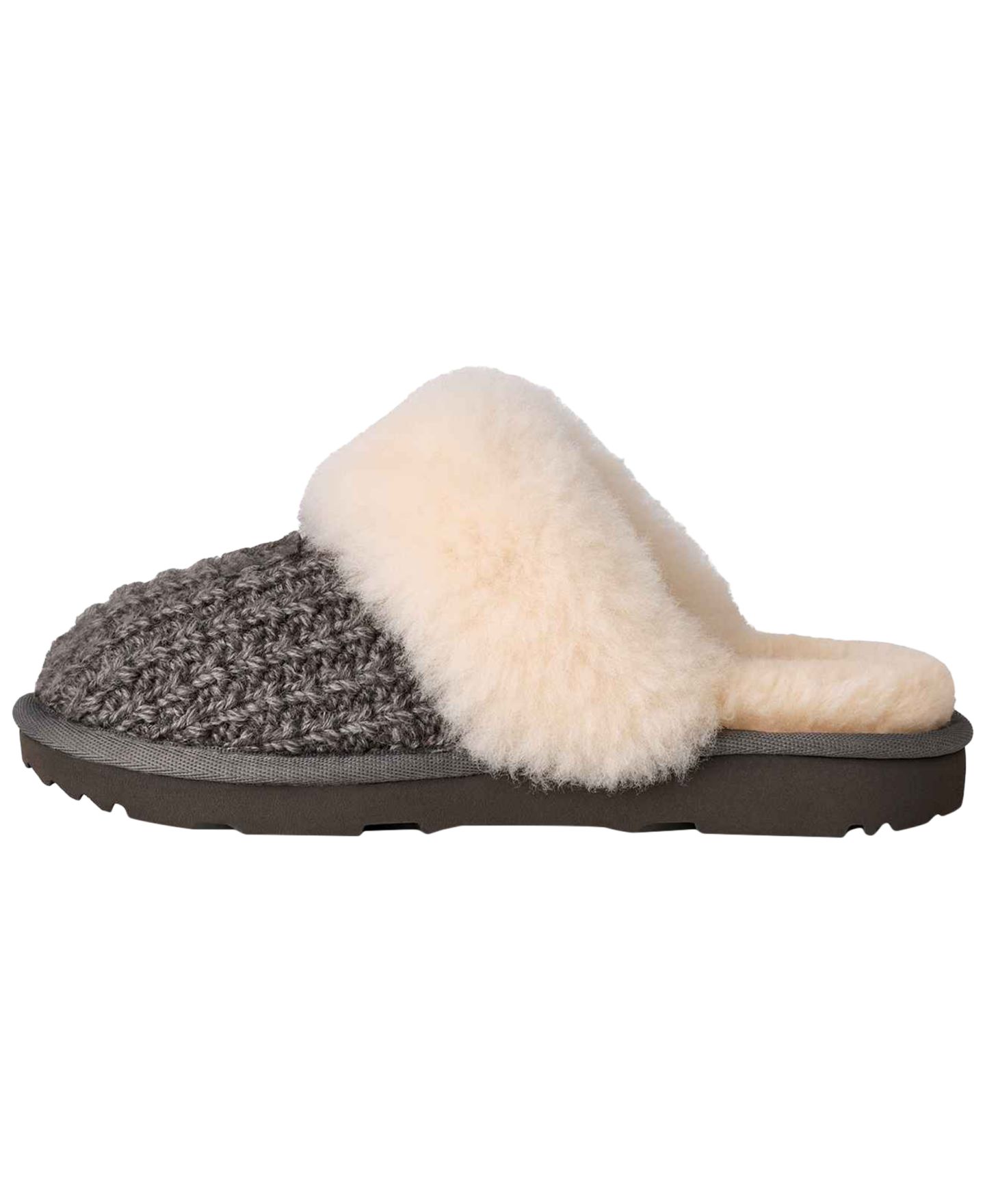 Тапочки UGG® Cozy II Knit Slip-On Slippers для девочек, цвет: Угольный — фото 5