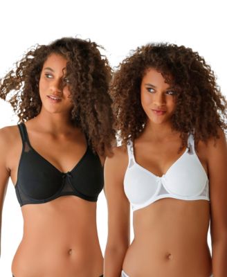 Women's 2 Pack Sheer Accent T-Shirt Bras