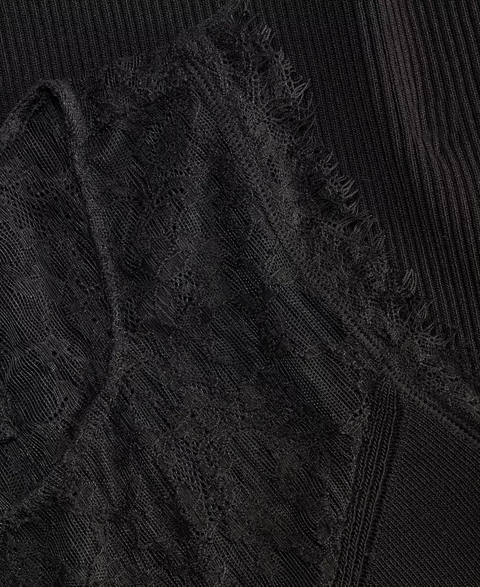 Women's Sleeveless Lace Sweater - thumbnail 4