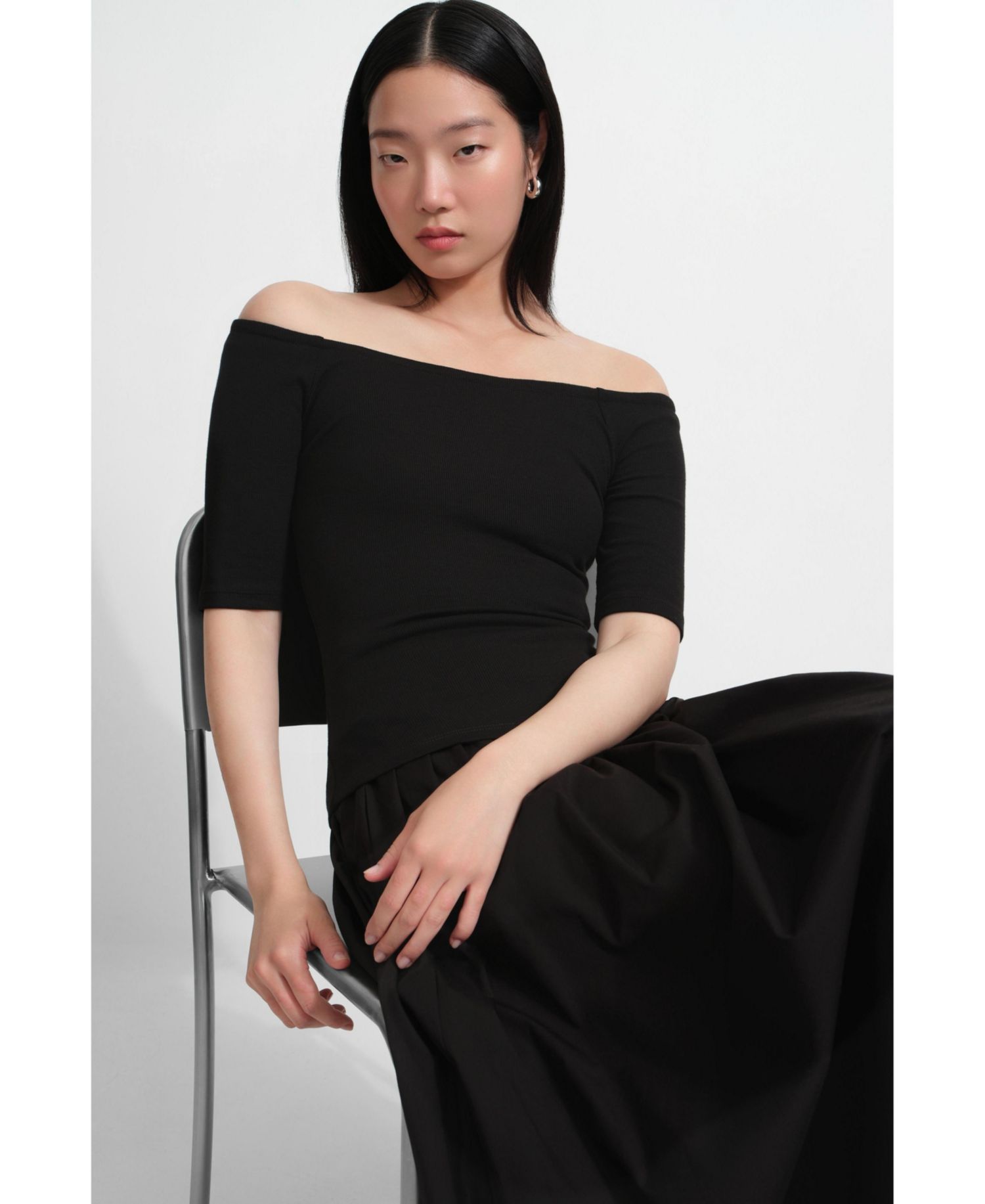 Women's Throop Flowy Cotton Maxi Skirt with Pockets