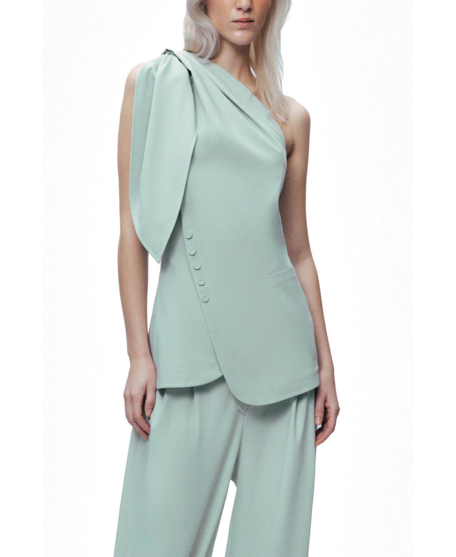 Women's Shoulder-Tie Blouse