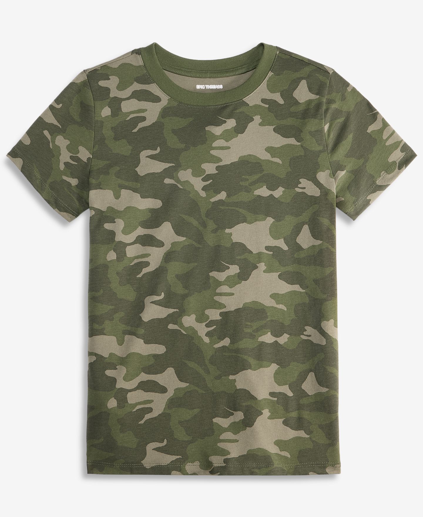 Футболка Epic Threads Core Camo-Print Short-Sleeve для мальчиков, цвет: Камуфляжный — фото 3