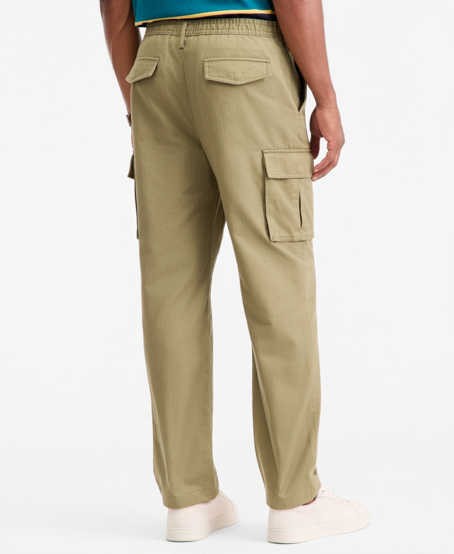 Men's Wide-Fit Dobby Stripe Cargo Pants, Macy's Exclusive