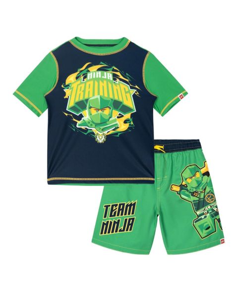 Купальники Lego Boys' 2-Piece Swimwear Rash Guard and Swim Trunks Set