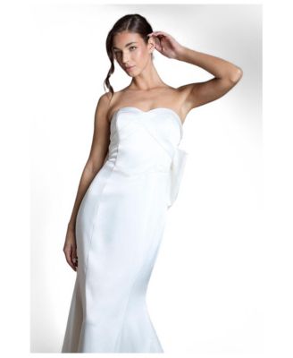 prom dresses white and black A-Line Satin Off Shoulder Black/White Long Dress, Black/White Evening Dress adding a dose of Kaiia exclusive double layered Size:7.5 US Beck
