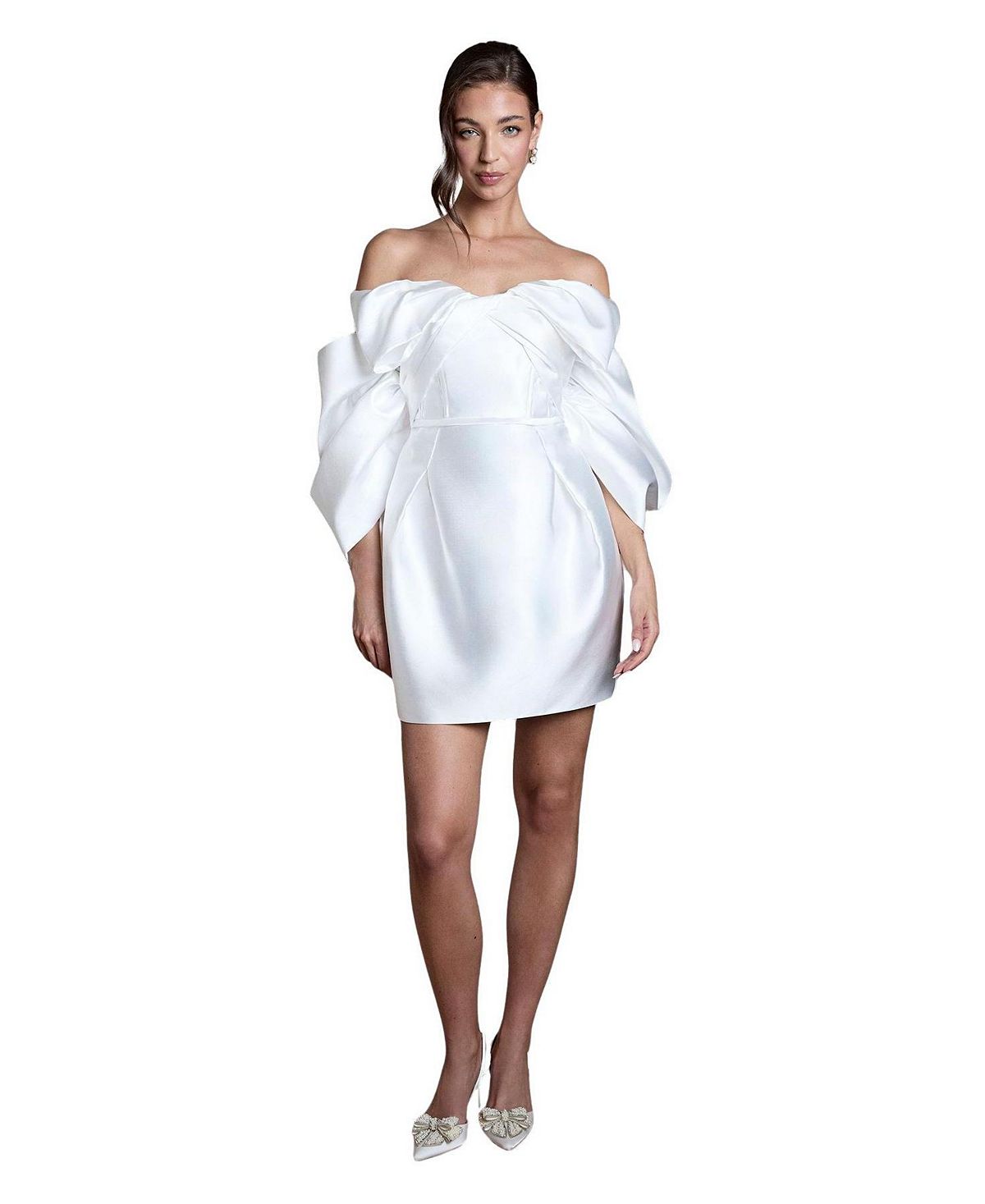 Coast Women's Corset Off-Shoulder Bridal Dress view 1 — MAYCSS fashion products