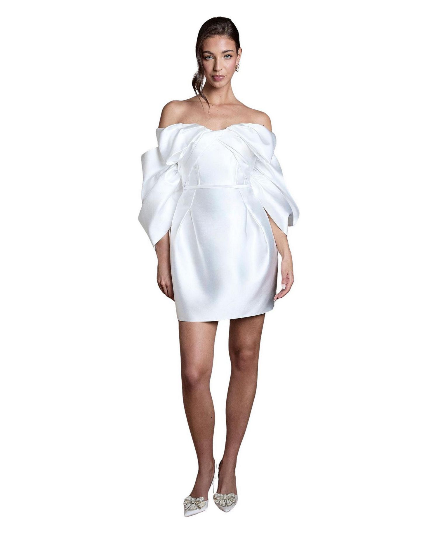 Women's Corset Off-Shoulder Bridal Dress