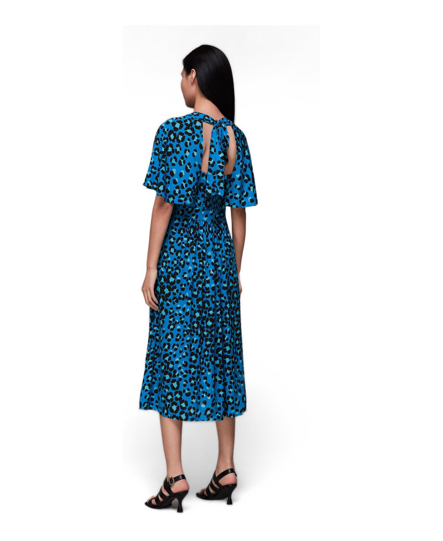 Women's Painted Leopard Amelia Midi Dress