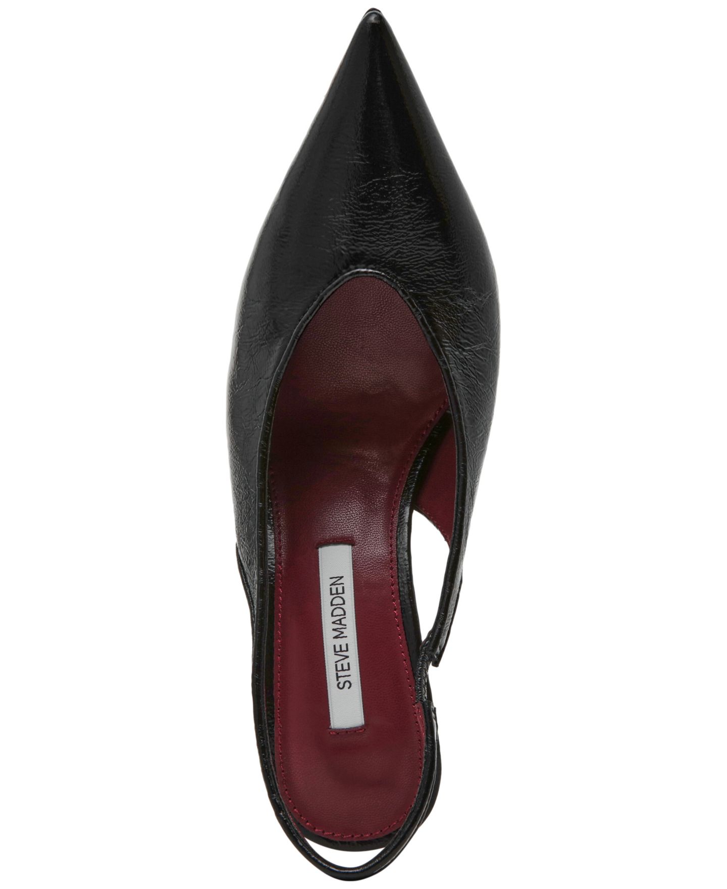 Женские туфли Steve Madden Andromeda Slingback Pumps, цвет: Чёрный блестящий — фото 4