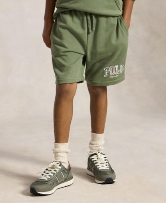 Boys' 8-20 Madras-Logo French Terry Shorts