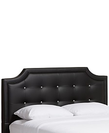 Furniture Ashima Modern King Bed With, Modern King Size Headboard