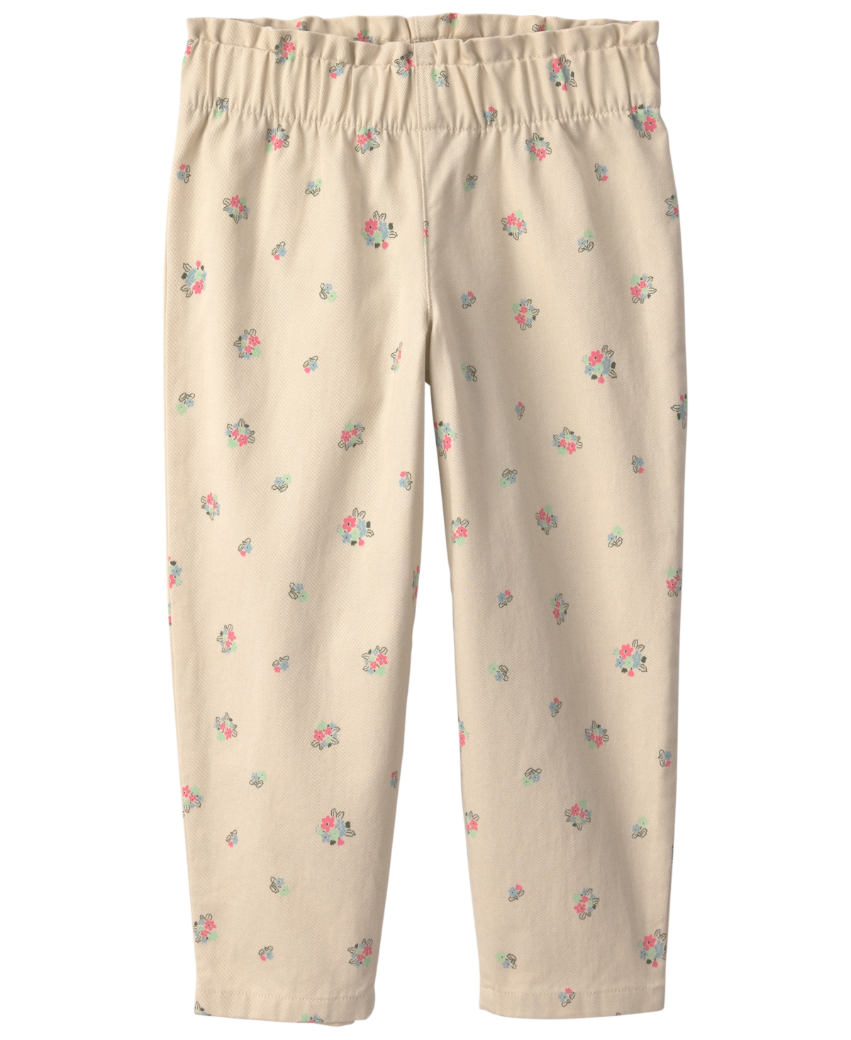 Carter's Toddler Girls' 2T-5T Floral Twill Long-Sleeve Top and Pants, 2-Piece Set