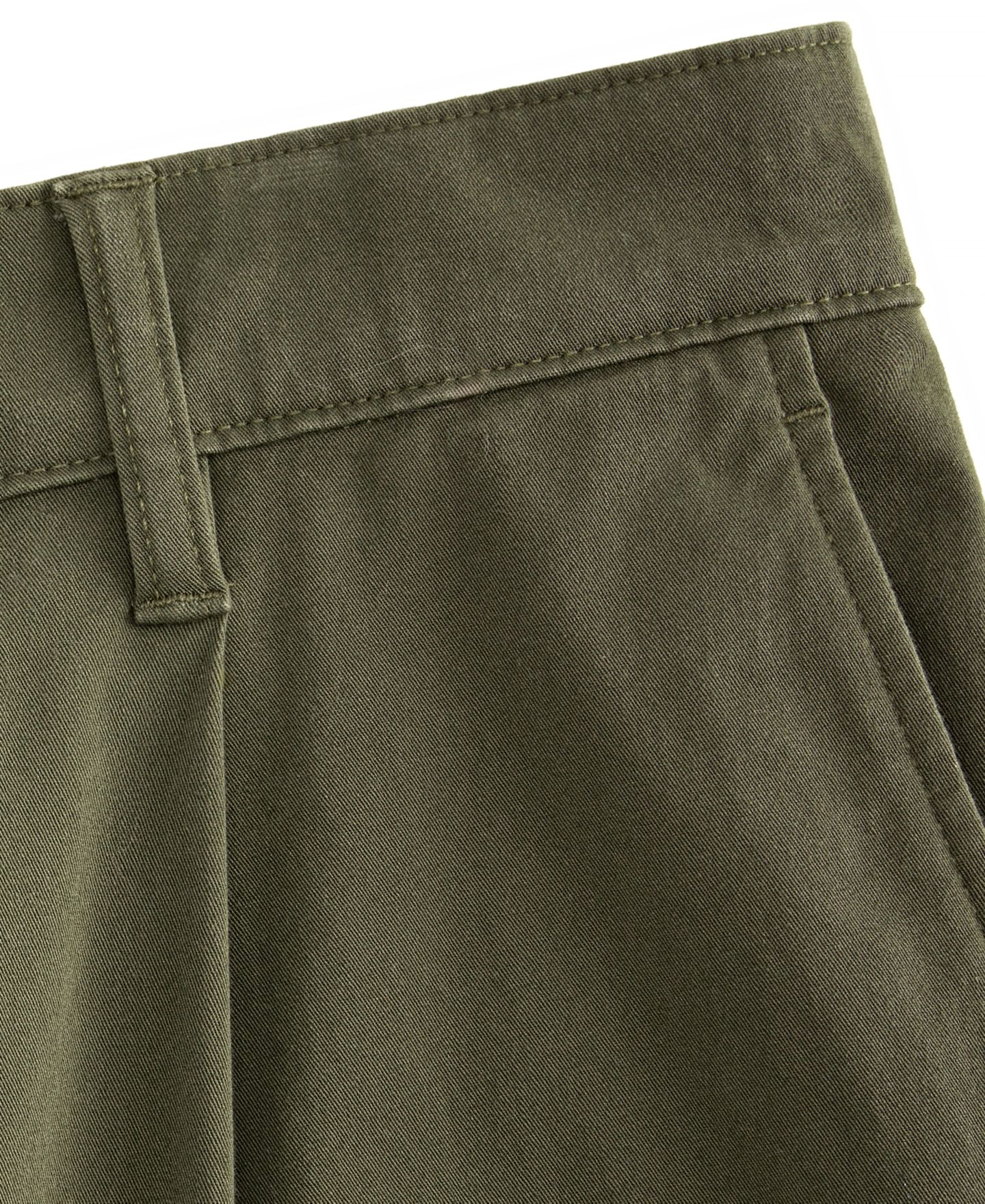 Мужские брюки Club Room Relaxed-Fit Pleated Chinos, Macy's Exclusive, цвет: Глубокий оливковый — фото 5
