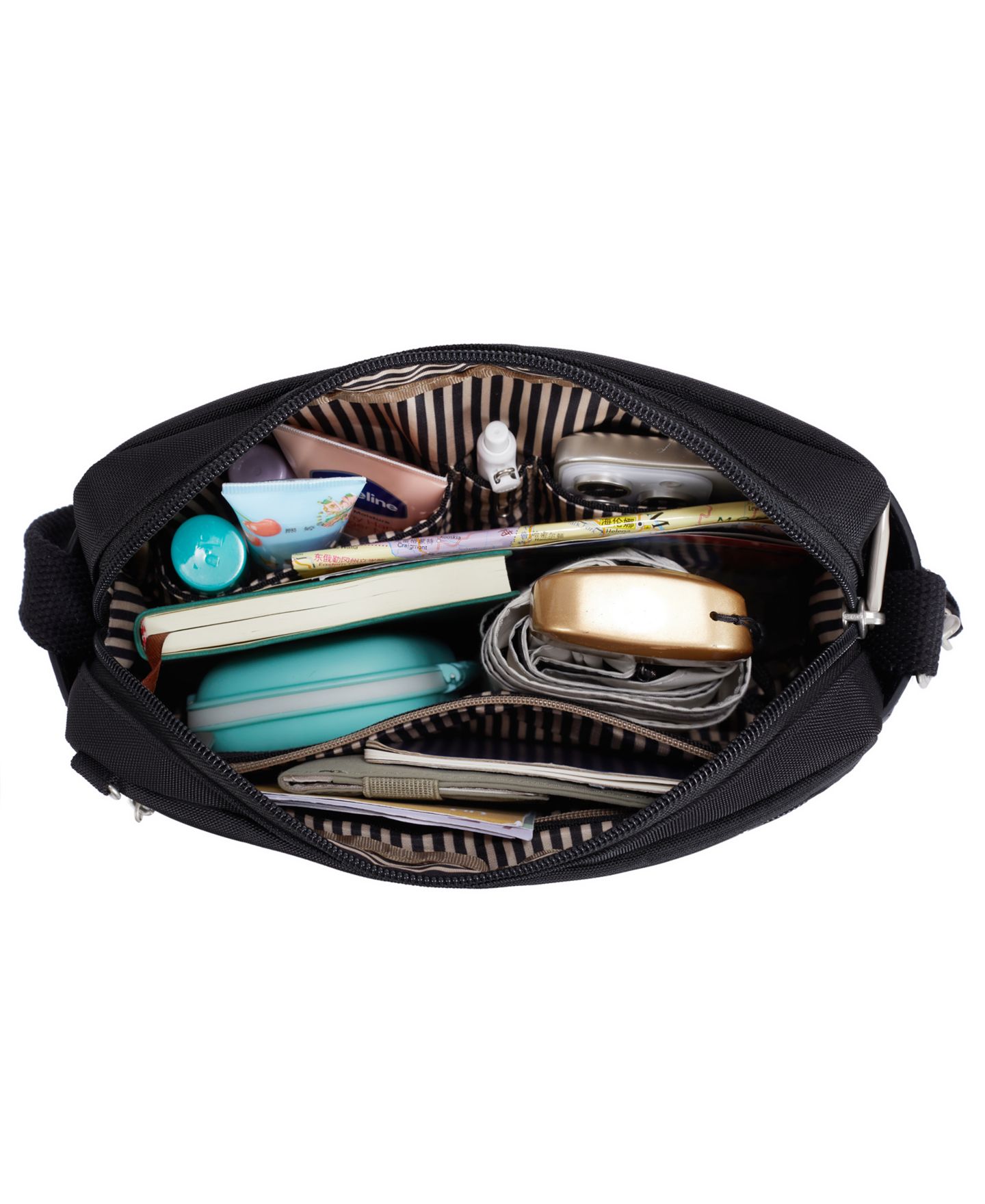 Сумка Travelon Anti-Theft Heritage Crossbody, цвет: Чёрный — фото 3