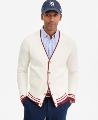 Men's Varsity Tipped Cardigan Sweater, Macy's Exclusive
