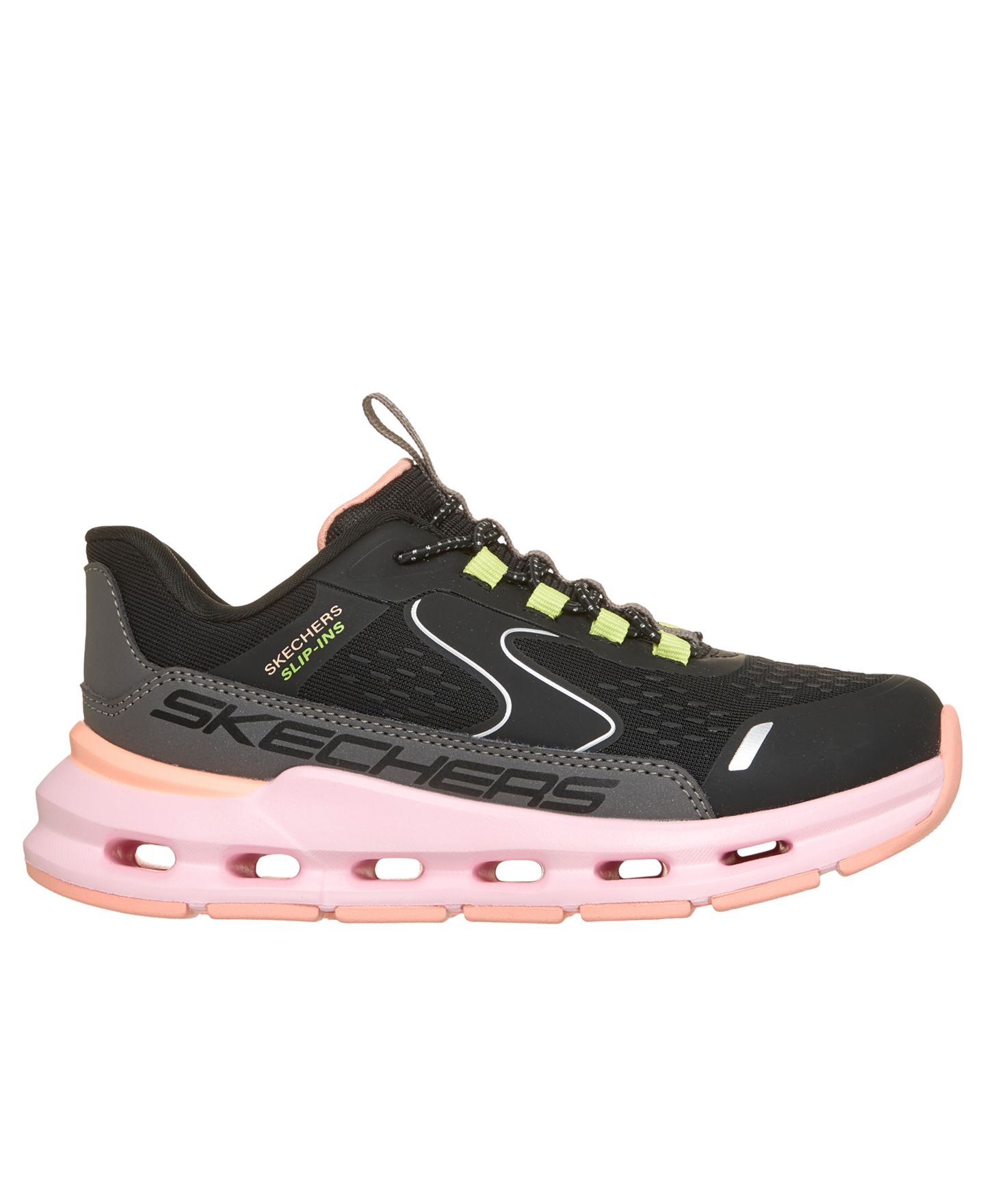 Детские кроссовки Skechers Slip-Ins: Glide-Step - Vista Lane, цвет: Разноцветный — фото 2