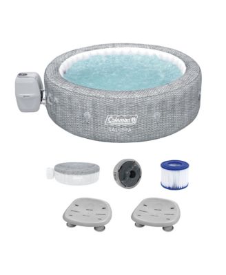 Sicily AirJet Inflatable Hot Tub with 2 Bestway SaluSpa Non-Slip Seat