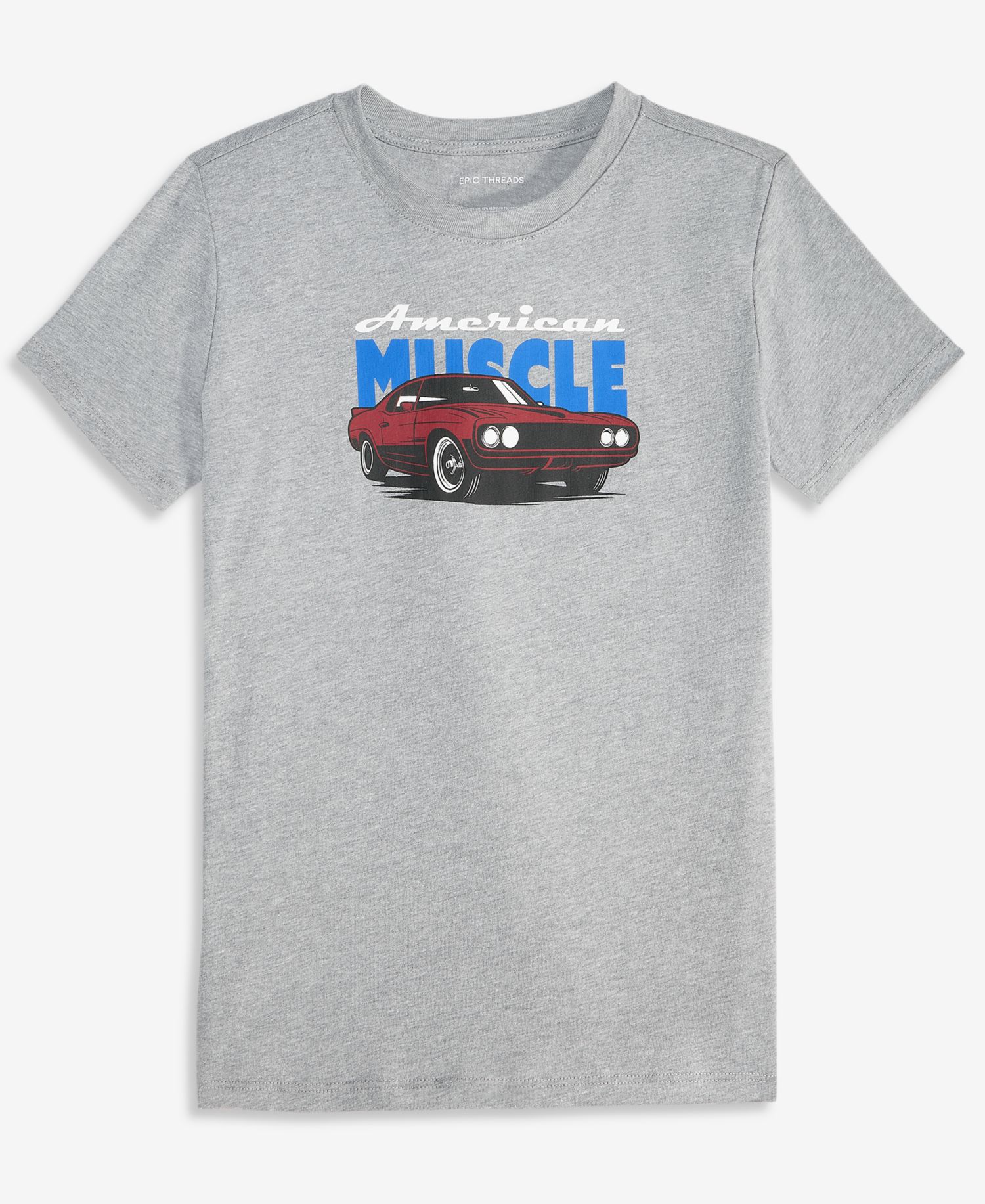Boys' XS-XL Short-Sleeve American Muscle T-Shirt