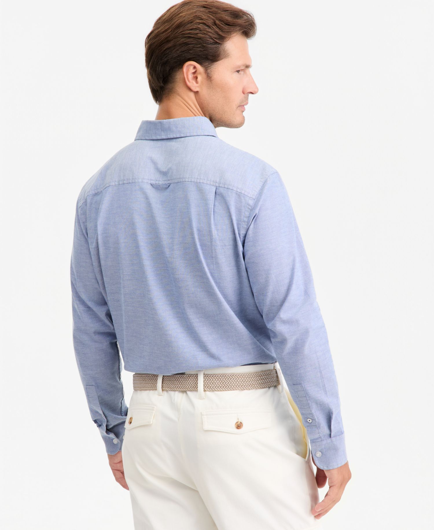 Men's Two-Pocket Long-Sleeve Oxford Shirt