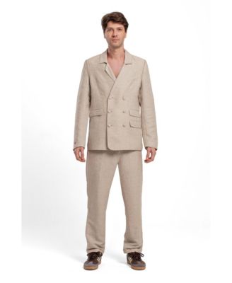 Men's Free Heaven Linen Oversized Blazer