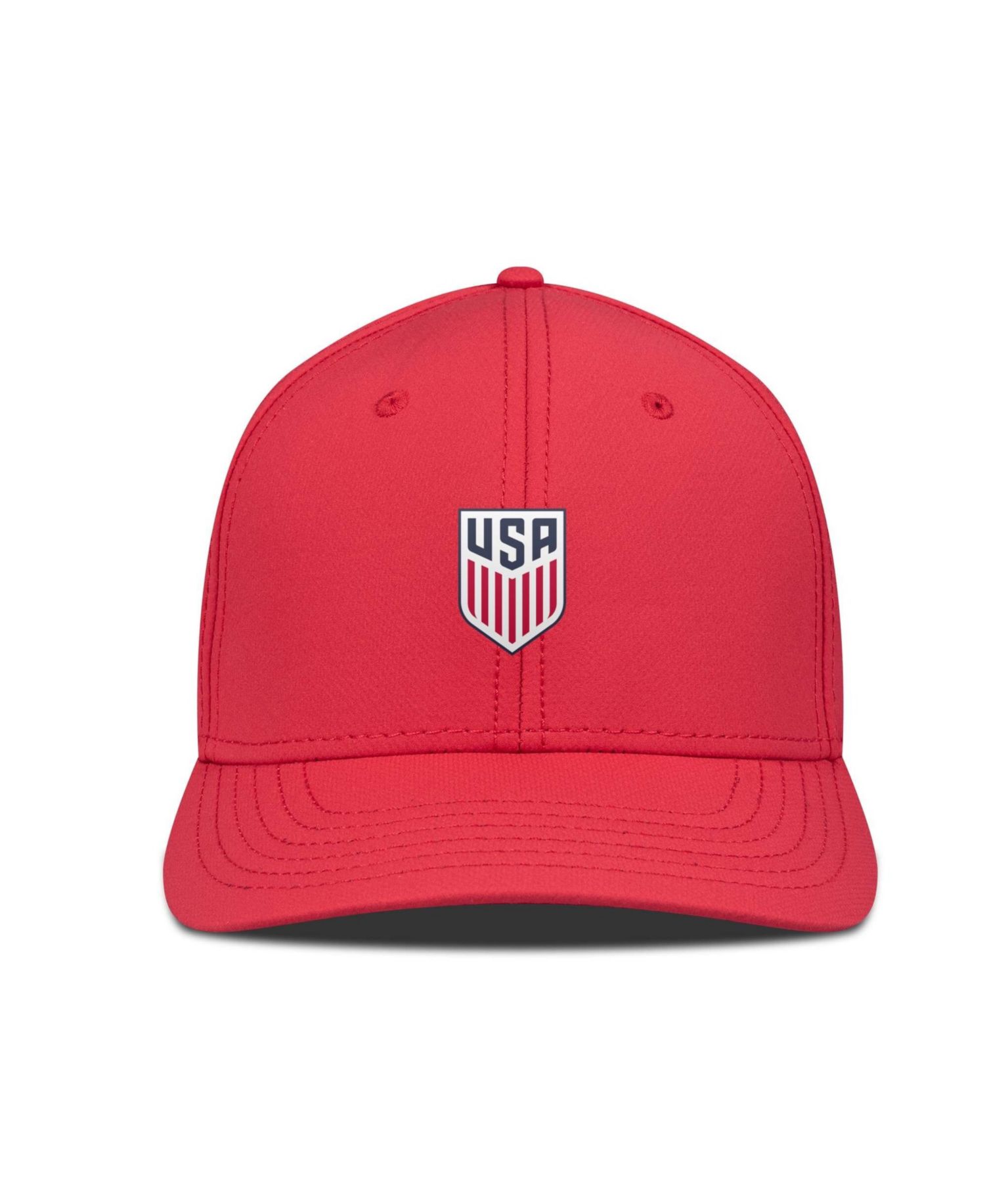 Men's Red USMNT Rise Patch Flex Hat