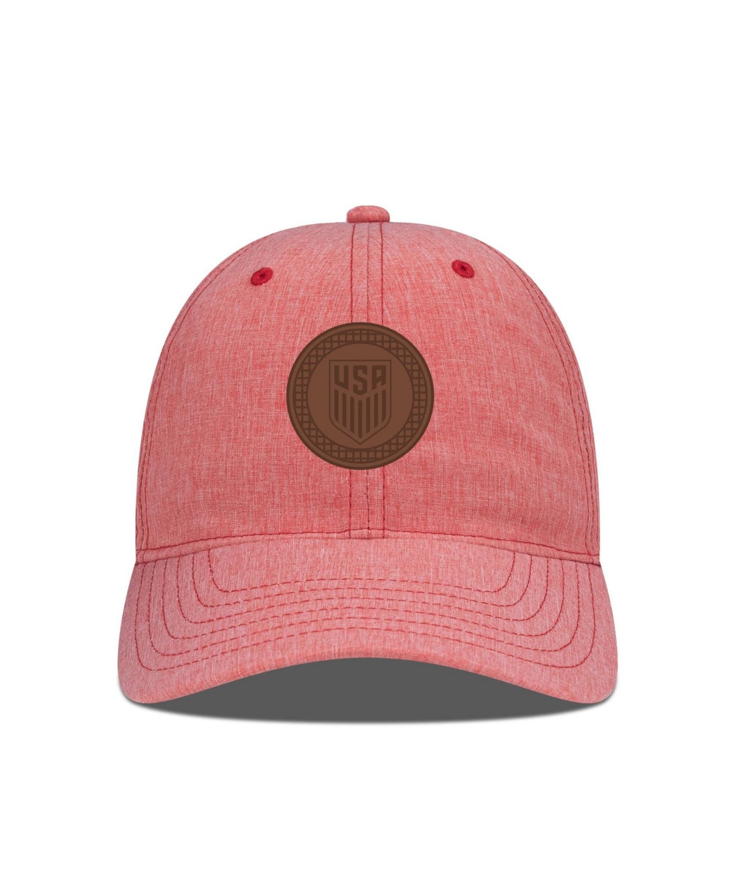 Men's Heather Red USMNT Idol Periscope Adjustable Hat
