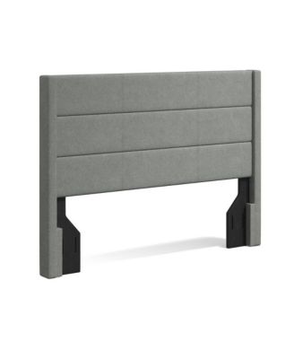 Upholstered Headboard Queen Stone