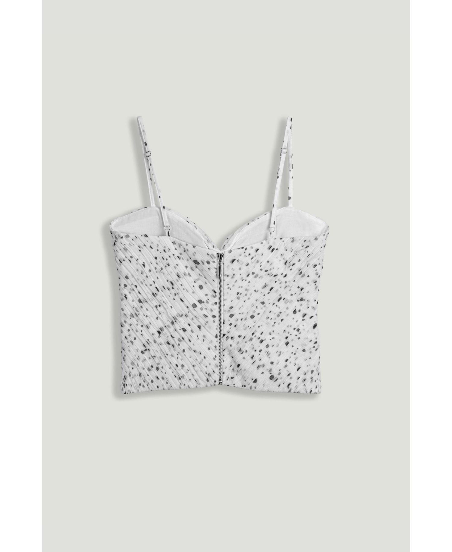 Women's Printed Chiffon Bustier