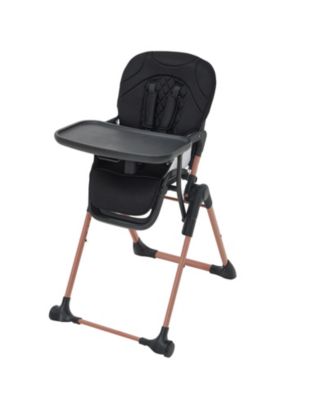 3-in-1 Foldable Baby High Chair with Double Trays, Adjustable Backrest and Footrest, Portable Feeding Chair for 6-36 Months