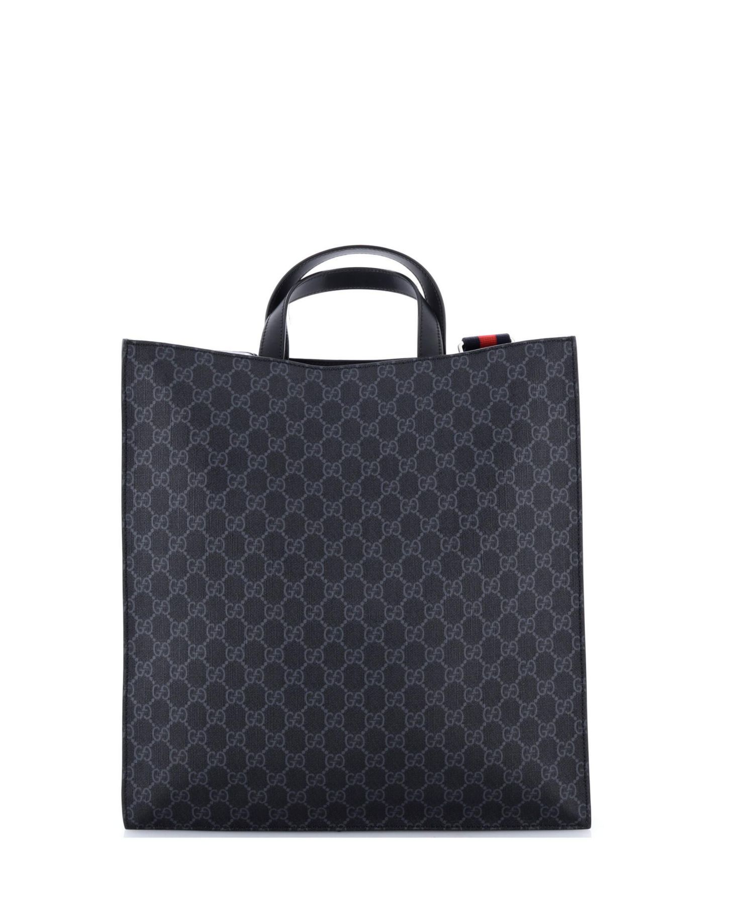 Tall Convertible Soft Open Tote GG Coated Canvas