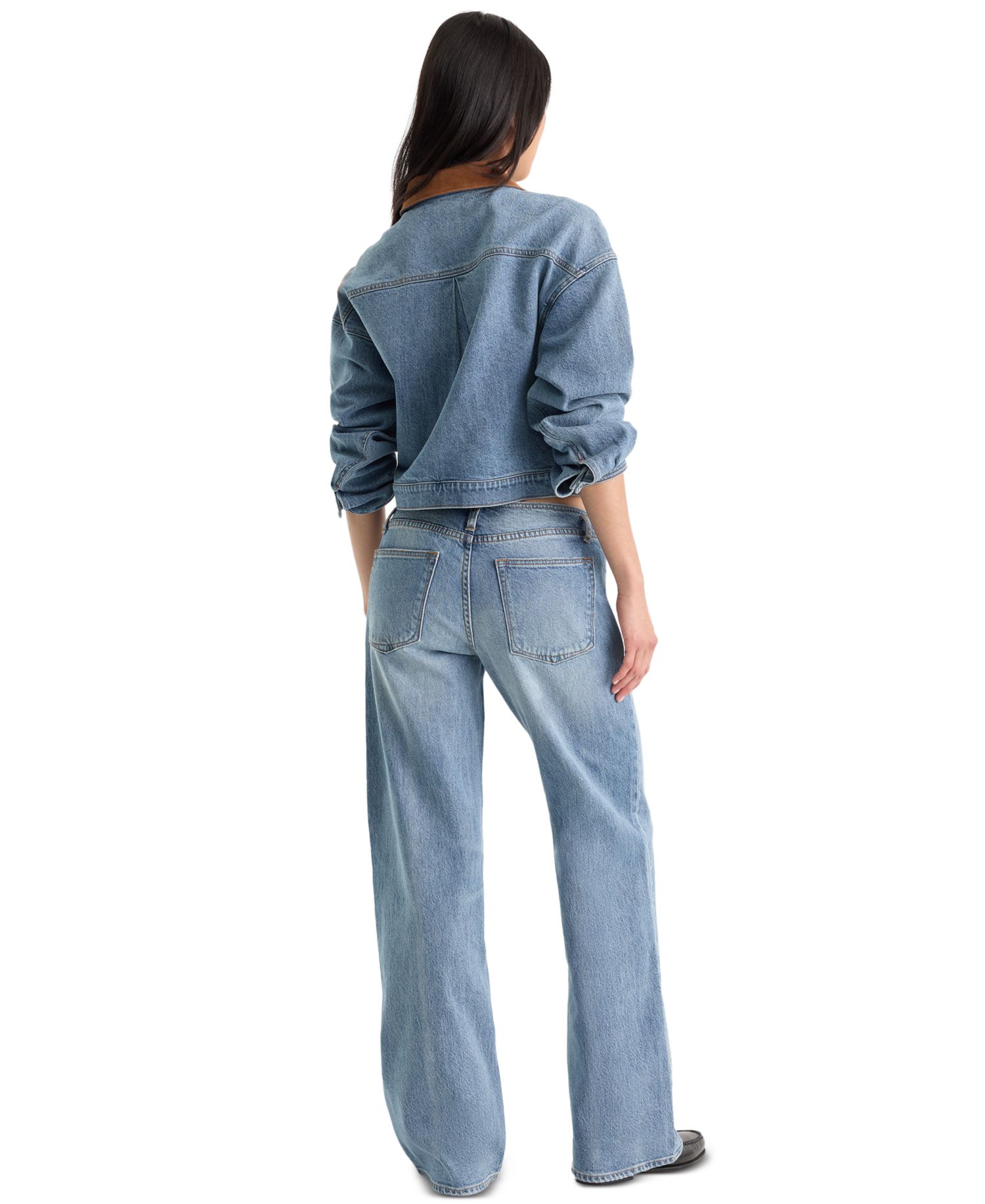 Women's Ghost Waist Low Loose Jeans