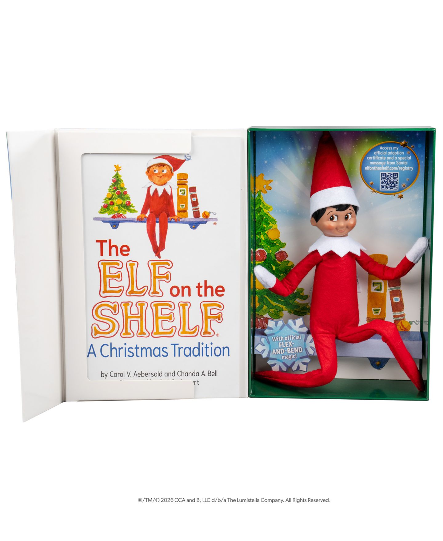 Детские фигурки Elf on the Shelf Scout Elf with Flexible Poseable Limbs 4-Piece Set, Ages 3+ — фото 3