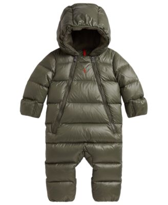 Baby Boys' Down Hooded Bunting Snowsuit