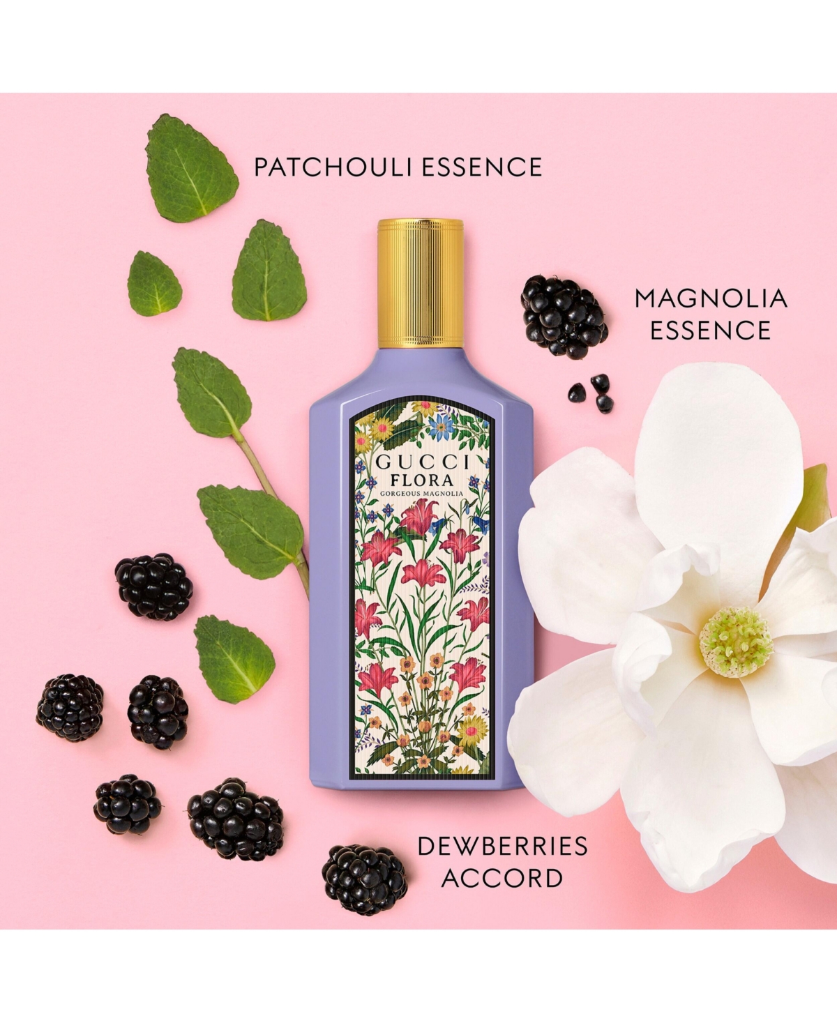 Gucci Flora Gorgeous Magnolia Eau de Parfum, 3.3 oz.