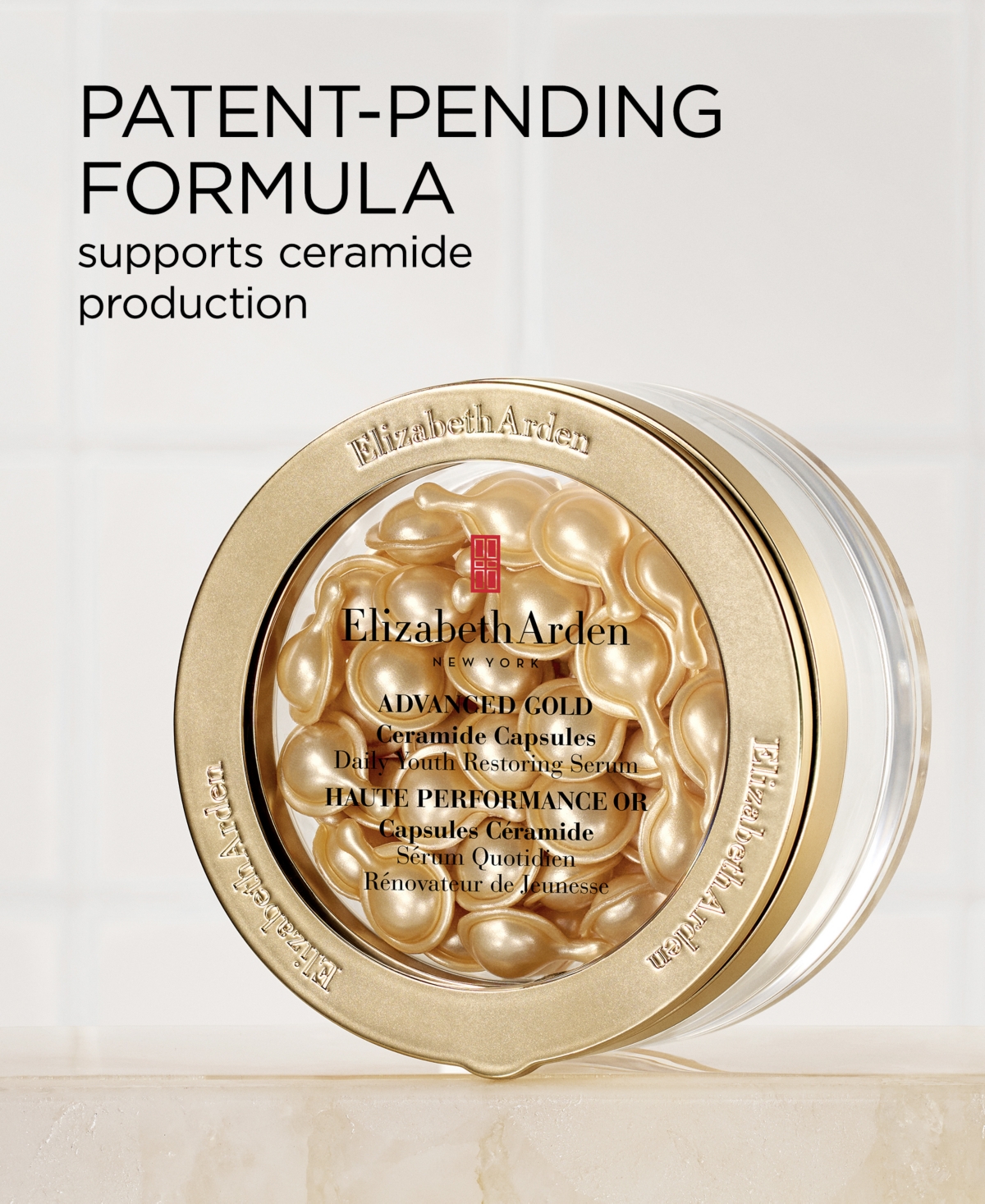 Elizabeth Arden -Piece Advanced Gold Ceramide Daily Youth Restoring Serum Capsules