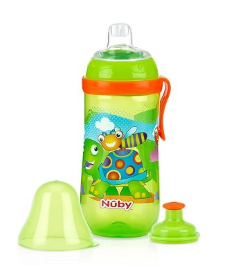 Busy Sipper, 2 Stage Cup, No Spill Spout & Pop Up Sipper, Turttle