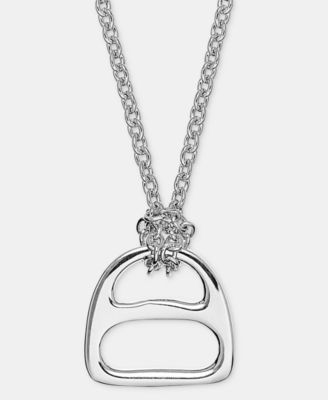 Equestrian Pendant Necklace, 18" + 3" extender