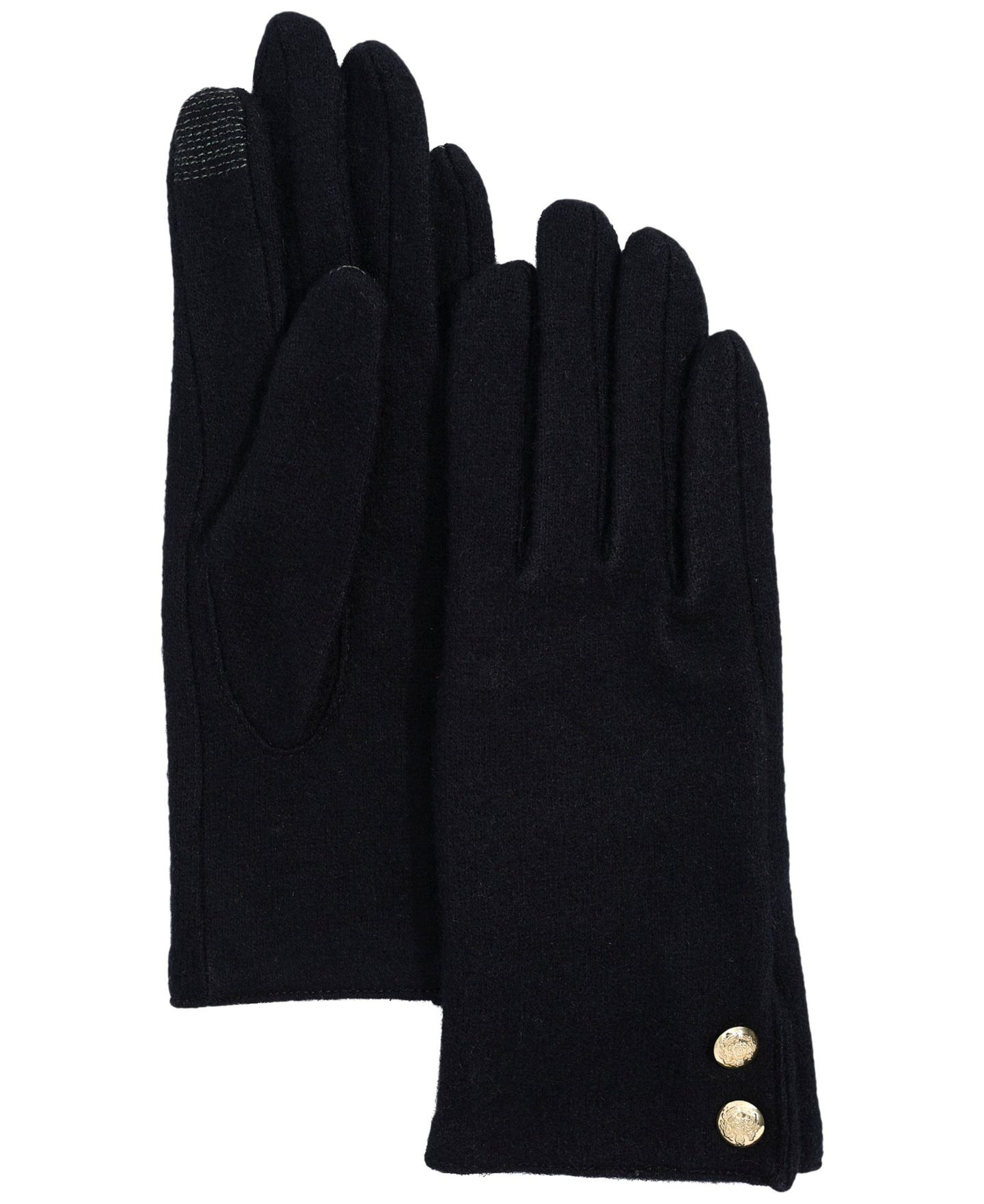 Женские перчатки Lauren Ralph Lauren Two Button Cashmere Blend Touch Gloves, цвет: 621 Красный — фото 6