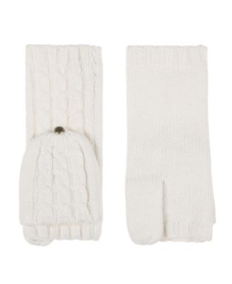 Core Cable Knit Pop Top Gloves