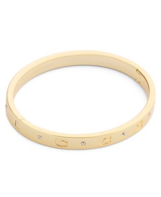 Faux-Stone Signature C Stone Bangle Bracelet