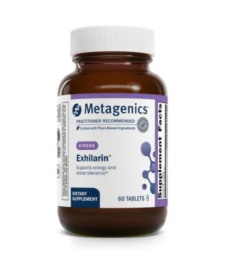 Exhilarin Energy and Stress Tolerance Support Supplement With Ashwagandha, Holy Basil, Amla and Bacopa Ayurvedic 60 Tablets