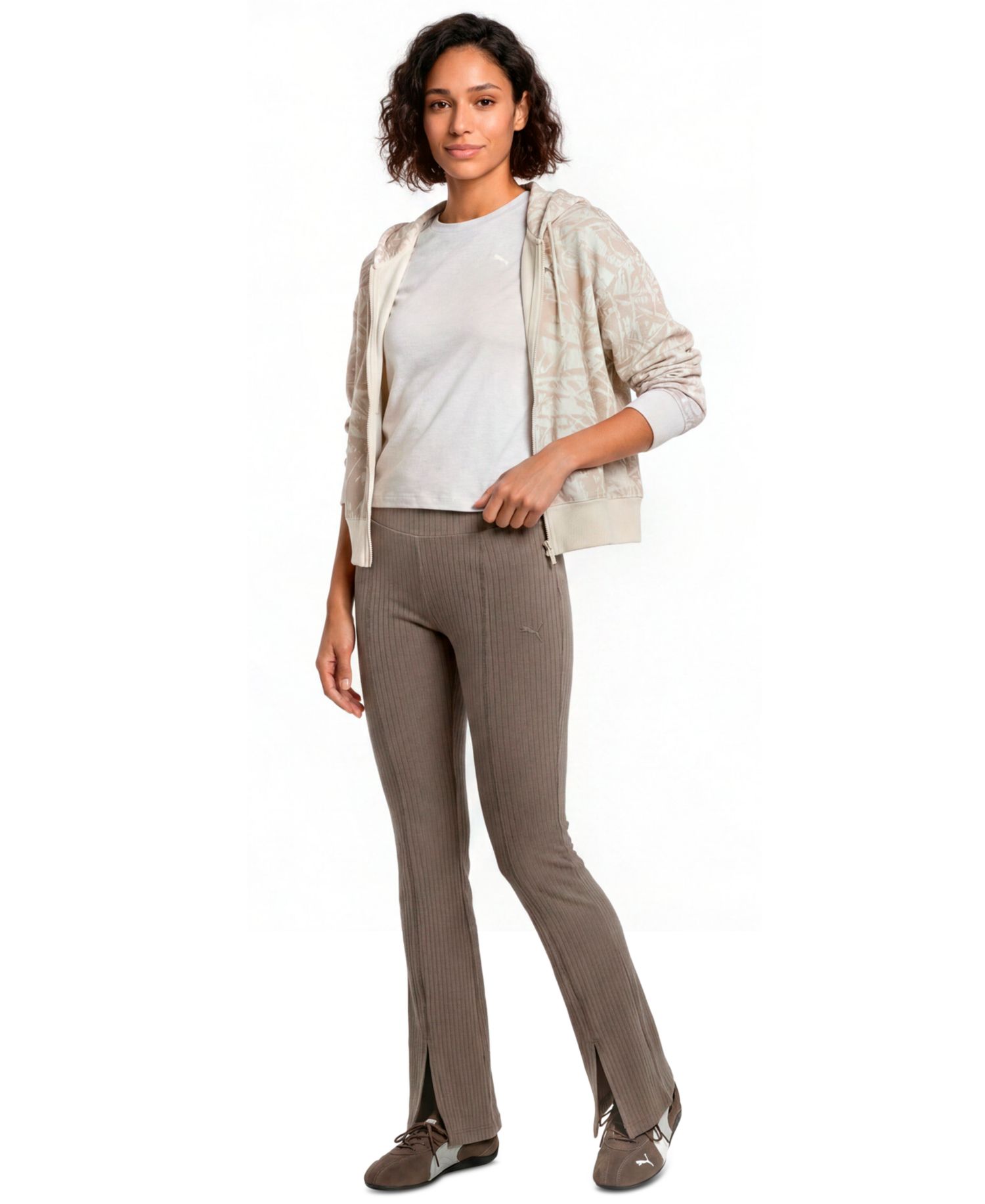 Women's Rib Flared Leggings