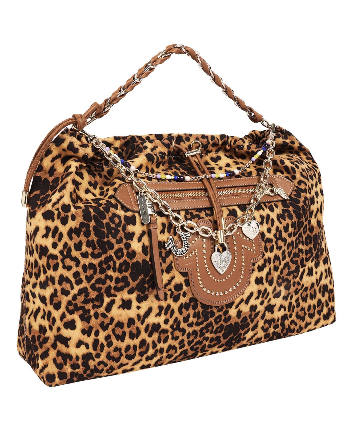 Women's Leopard Print Soft Hobo Bag