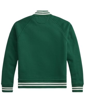 Polo Ralph Lauren Boys' 8-20 Seasonal Fleece-Raglan Jacket - Macy's