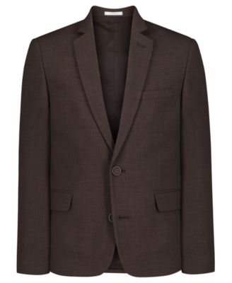 Boys' 8-20 Stretch Refined Sharkskin Long-Sleeve Jacket
