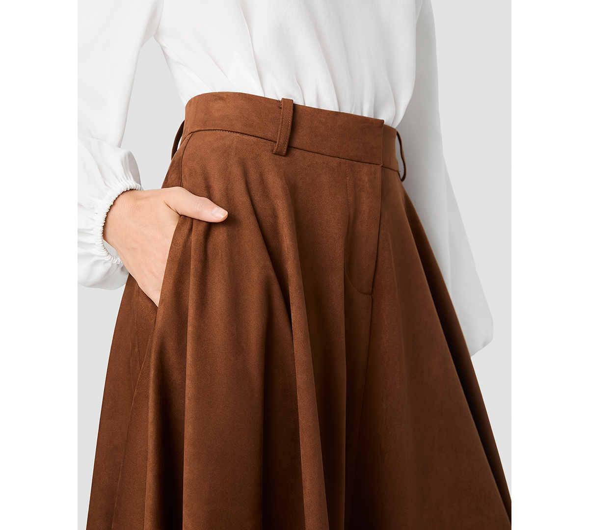 French Connection Women's Sonja Flare Midi Skirt