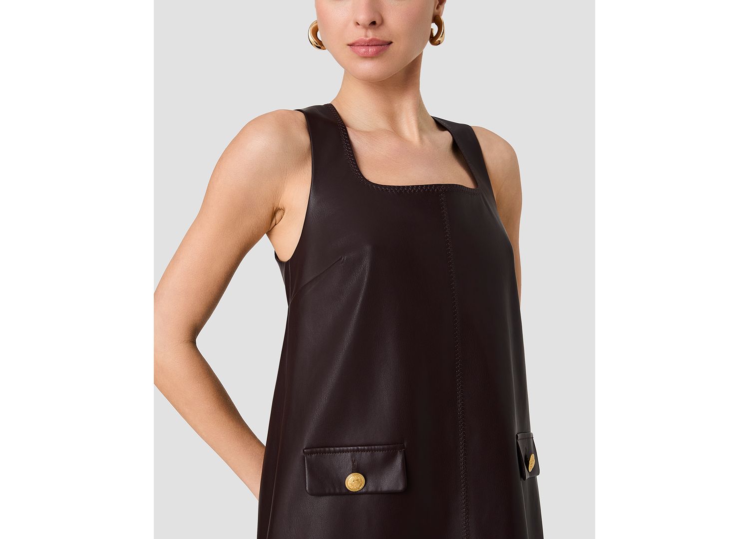 Women's Madeline Square Neck Mini Dress
