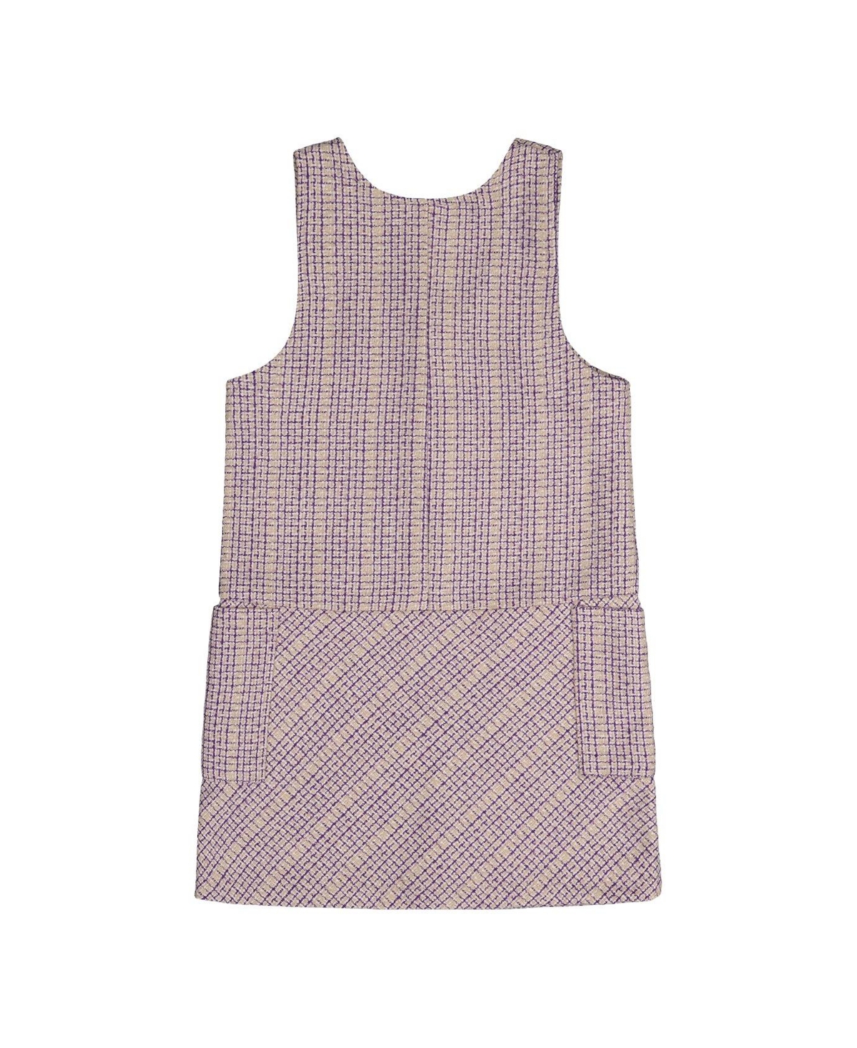 Deux par Girls (2T-5T) Checkered Jumper