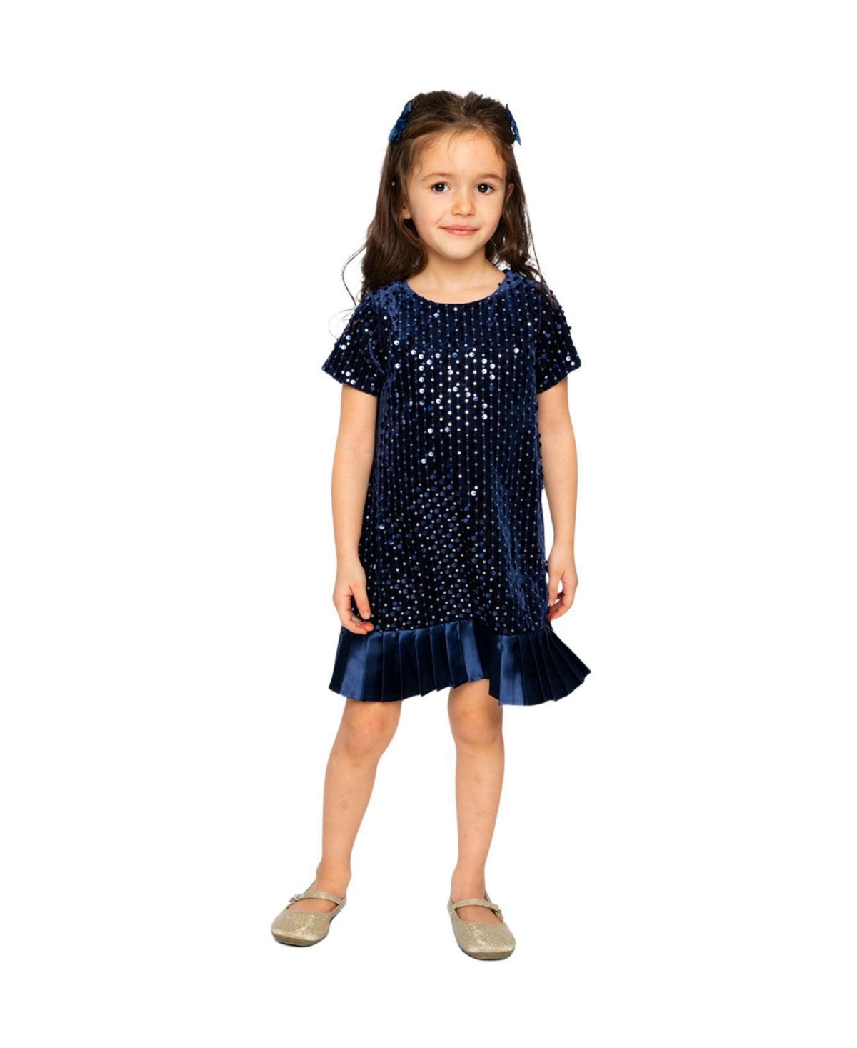 Deux par Girls (6-14) Short Sleeve A-Line Dress